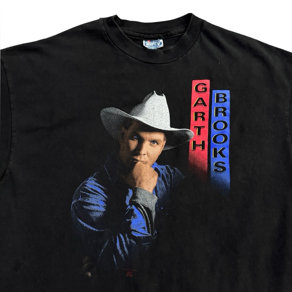 Vintage 90s Garth Brooks Single Stitch Made In USA Merch 1991 - Picture 4 of 8